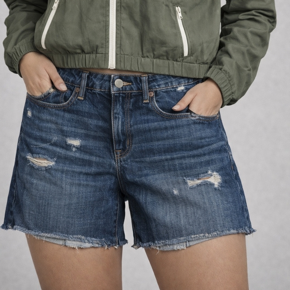 2/$20 American Eagle Outfitters Ripped Blue Denim Shorts